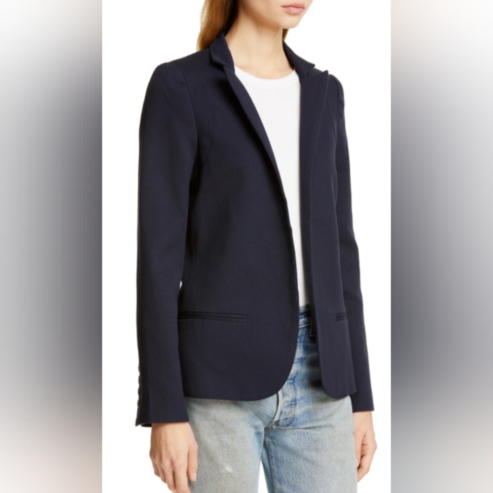 Jenni Kayne Navy Tailored Blazer - Picture 4 of 16